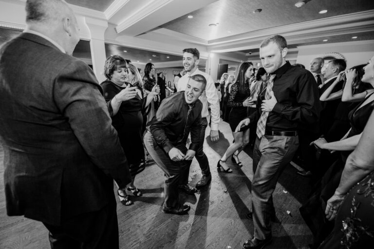 saphire estate black and white dance floor