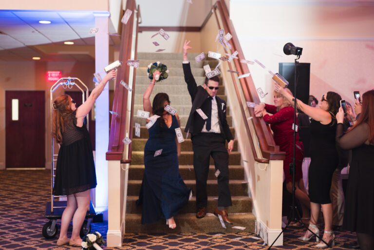 Atkinson Country Club wedding party introductions