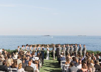 Misselwood waterfront wedding ceremony