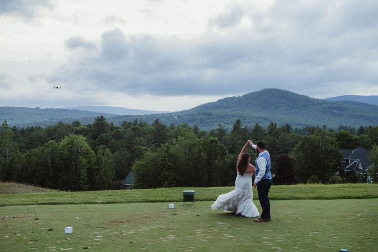Owls nest wedding mountain view