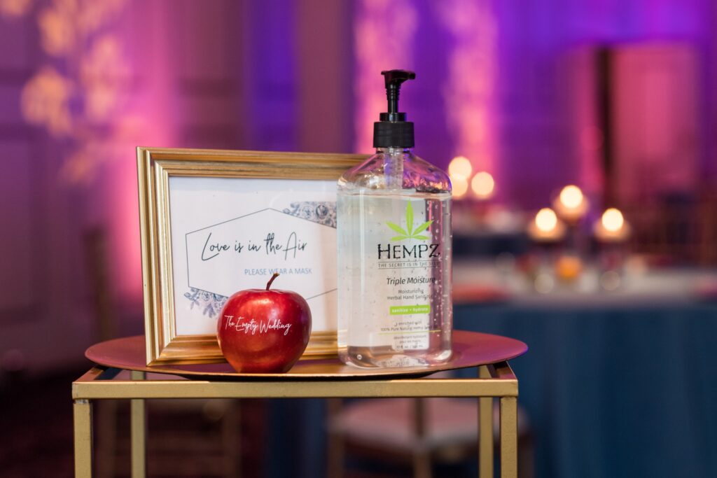 event sanitizer station