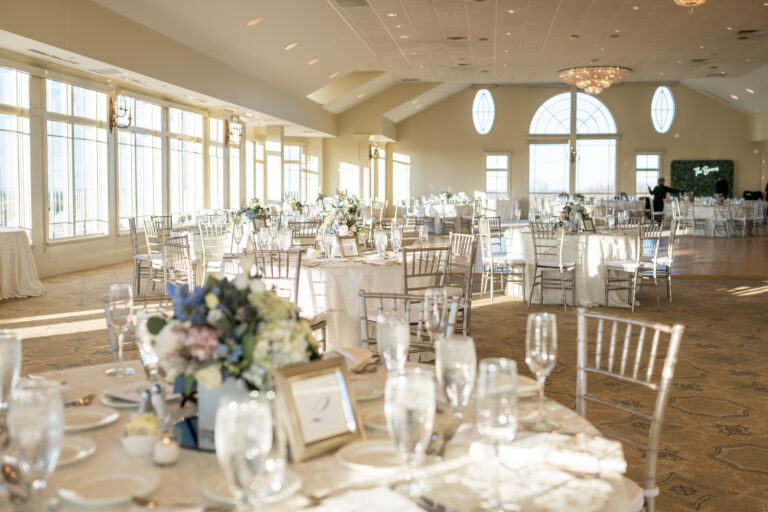Granite Links Ballroom wedding with led custom sign