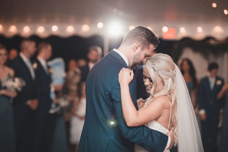 wedding tent bistro lights