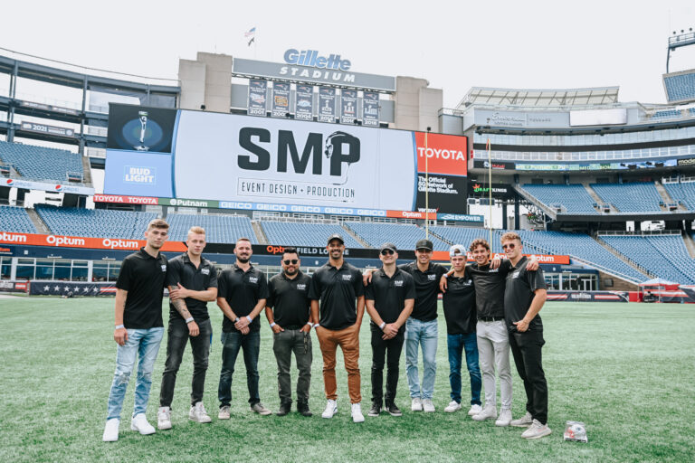 Event production team at Gillette Stadium