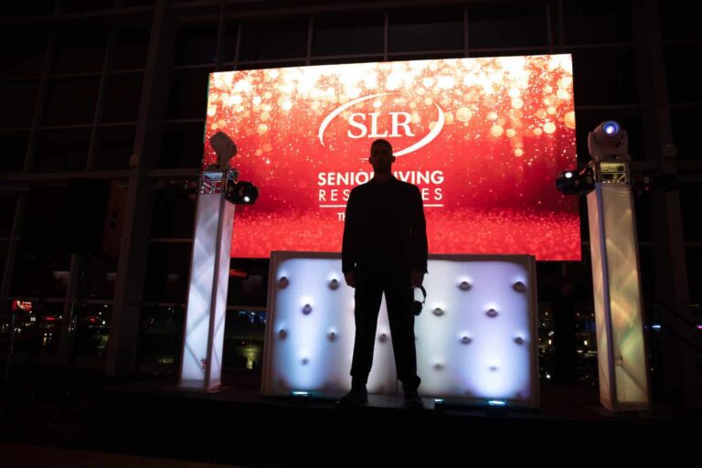 Branded LED Video Wall for corporate party