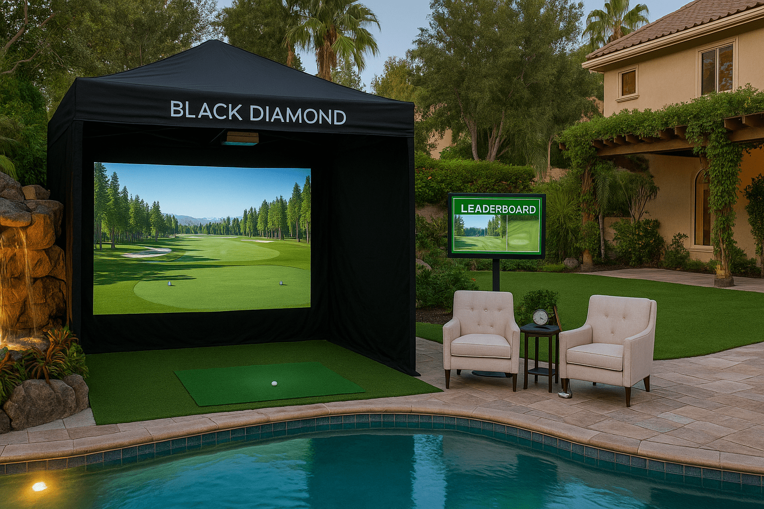 corporate event lounge furniture and lighting design