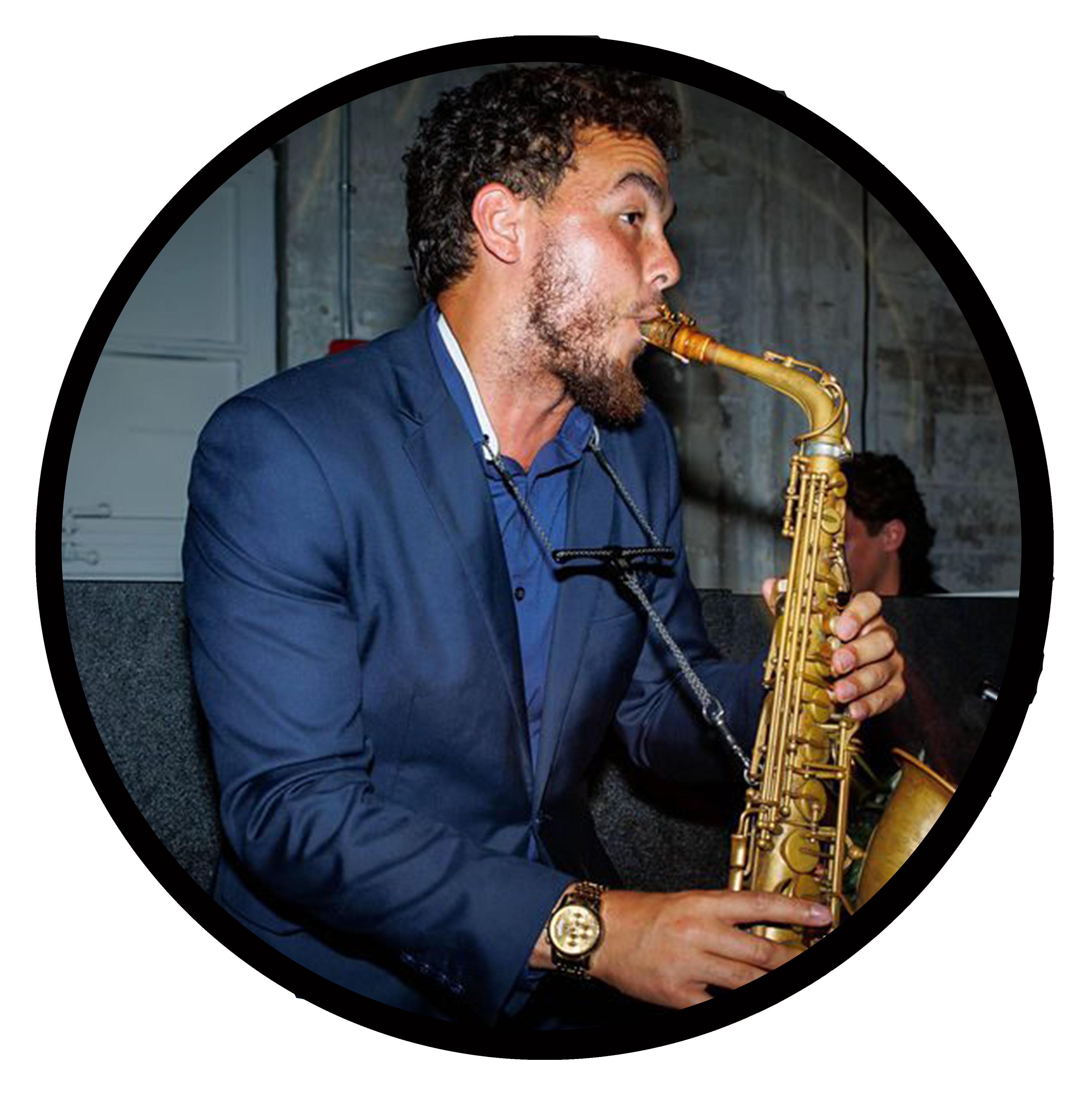 wedding saxophonist Rich Dye - Black Diamond Event Production