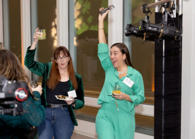 Boston corporate holiday party at View Boston event venue with city skyline backdrop